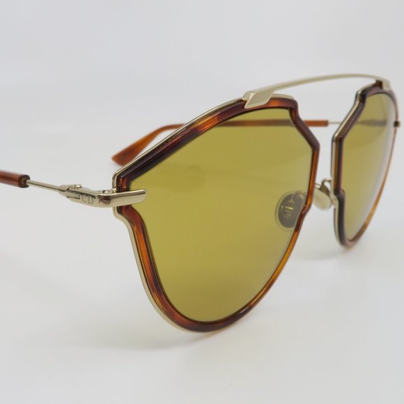 Christian Dior SOREAL RISE 06J70 Gold-Tortoise/Brown Unisex New Sunglasses - Picture 5 of 10